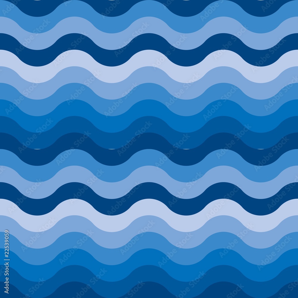 Seamless water wave pattern Seamless water wave pattern