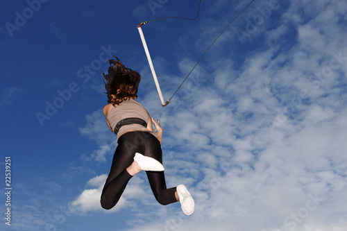 Obraz na plátně voltiger dans les airs