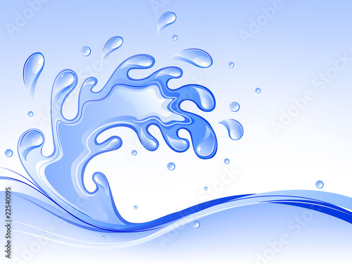 Big water wave