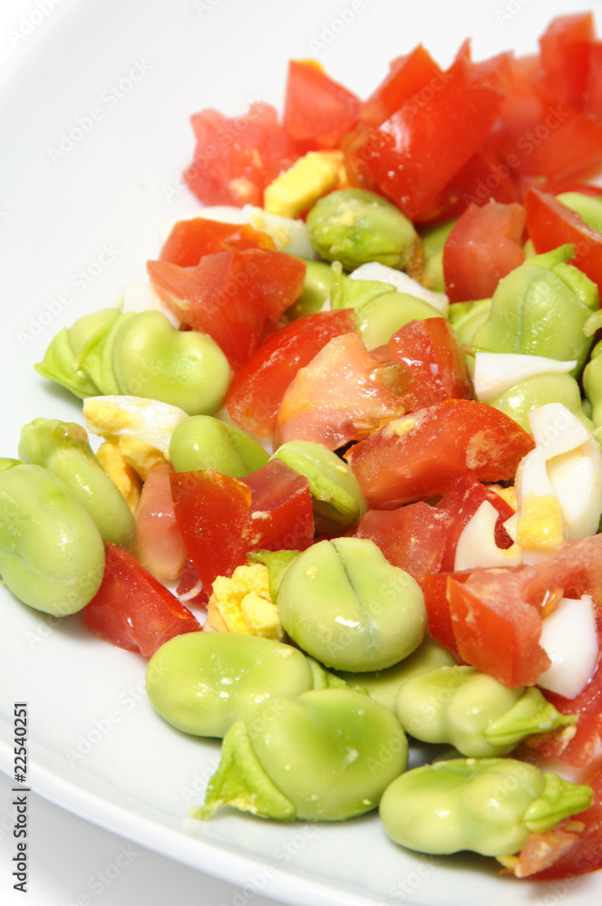 broad beans salad broad beans salad