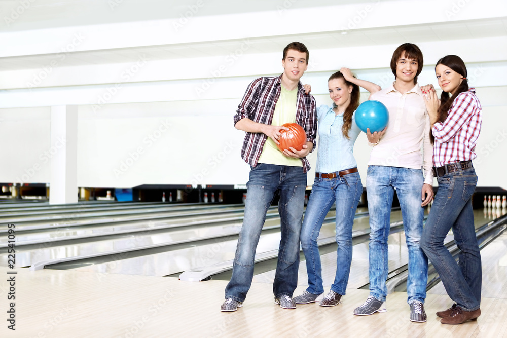 Obraz premium Young team