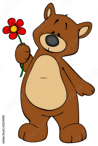 Bär, Teddy, Teddybär, Blume, Liebe, verliebt, Muttertag
