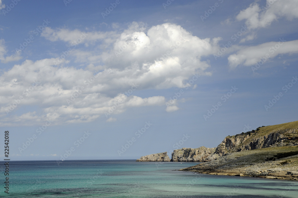 Küste an der Cala Mesquida Küste an der Cala Mesquida