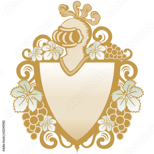 escudo heráldico con parras