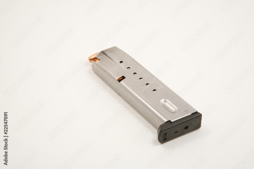 Loaded handgun magazine Loaded handgun magazine