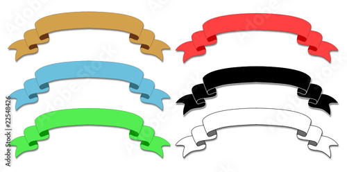 Set banderoles x6