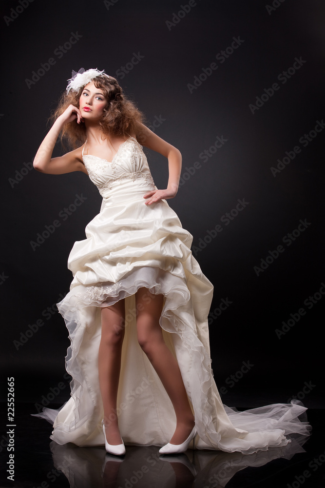 Fototapeta premium Young Beautiful Bride