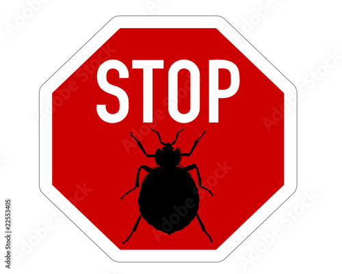 Stopschild für Bettwanzen
