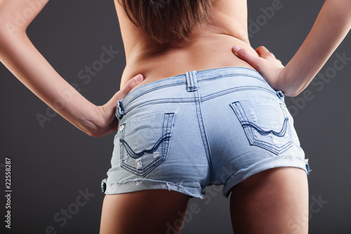 Cool ass in hot pants