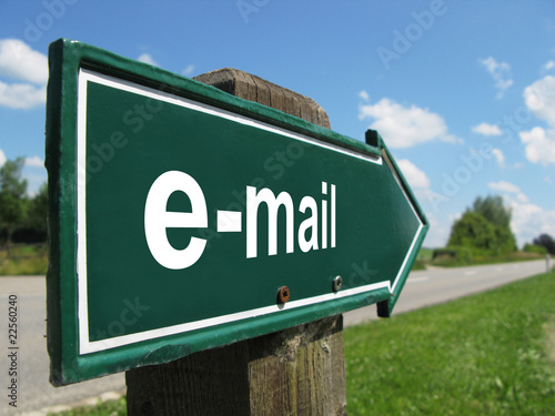 E-MAIL road sign