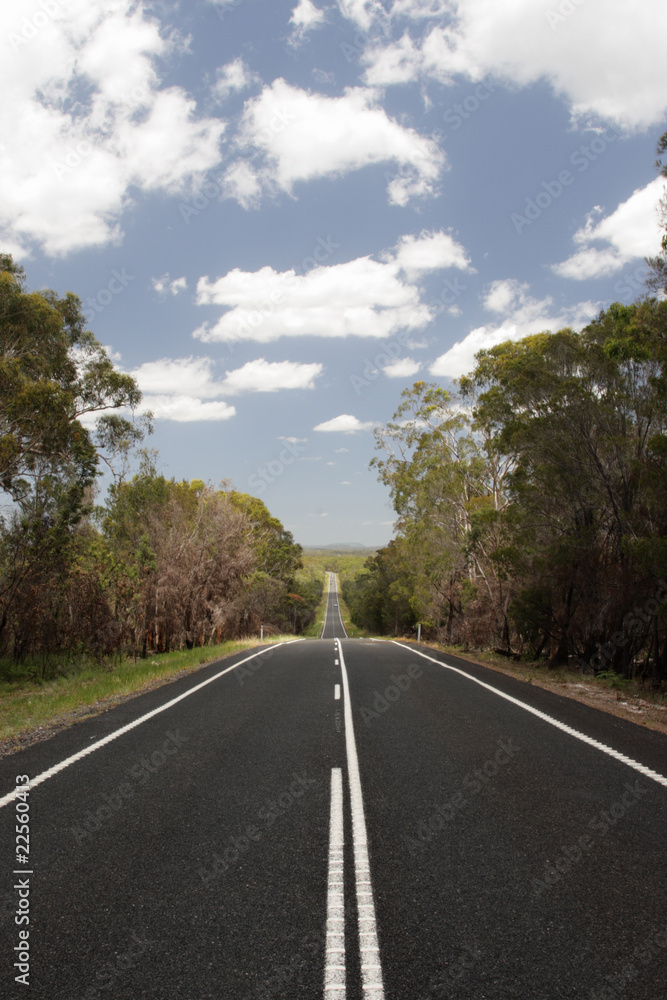 Landstraße in Australien