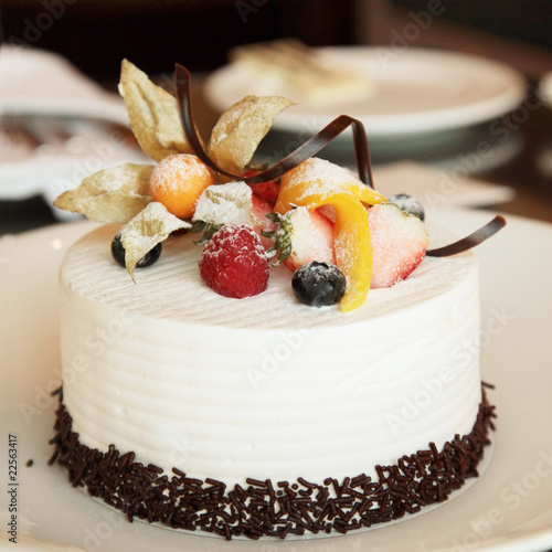White Cream Cake #22563417