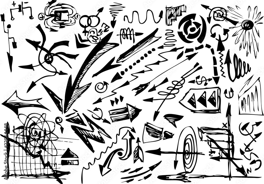 Obraz premium arrows icons