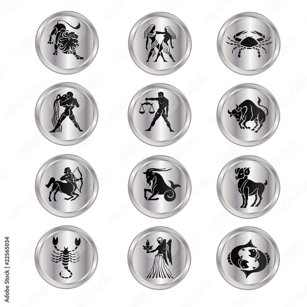 Sternzeichen Symbole Stock Vector | Adobe Stock