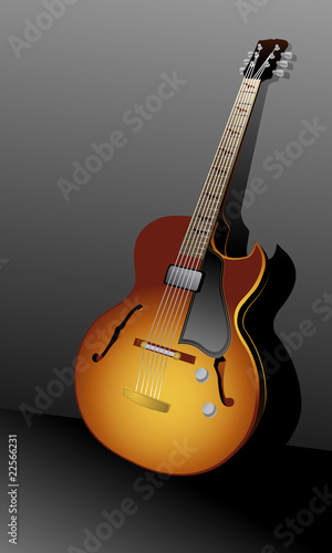 Guitar vector background