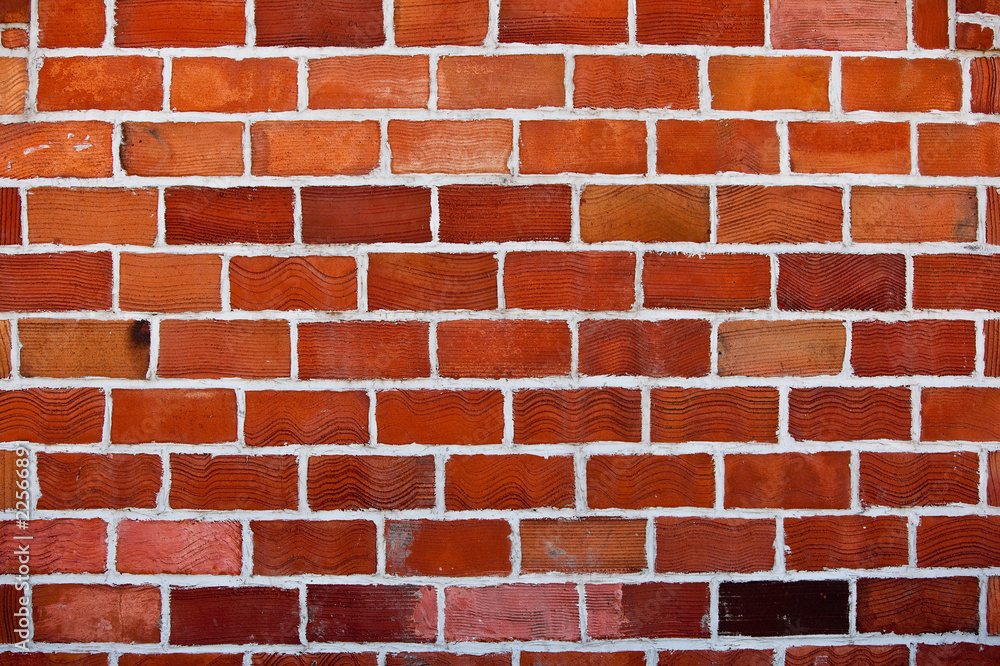 Red brick wall Red brick wall