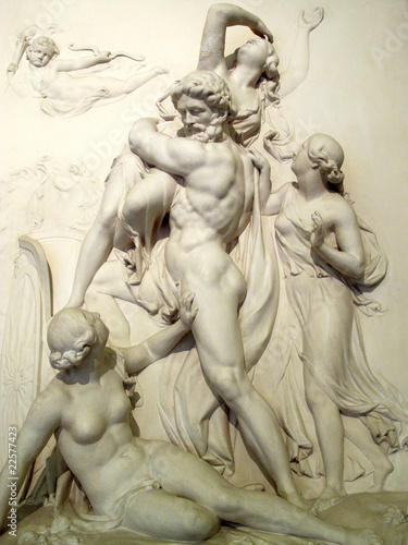 Fotografie Relief of Pluto and Proserpine