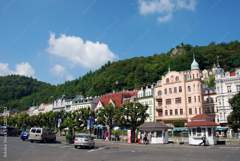 Urban landscape. Karlovy Vary (Carlsbad)