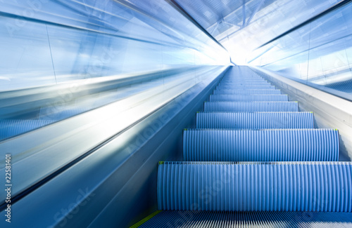 Fast escalator in office centre © Denis Babenko