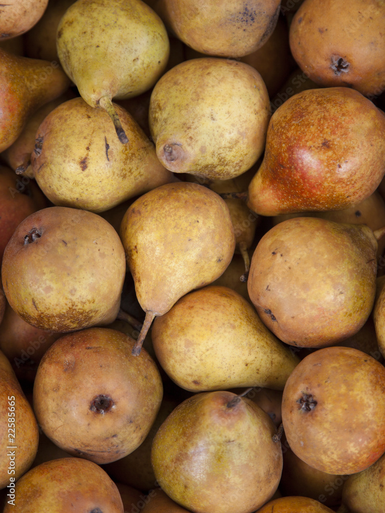 background with fresh tasty pears background with fresh tasty pears