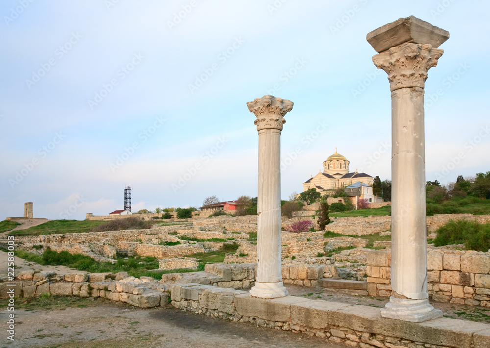 Evening Chersonese (ancient town)