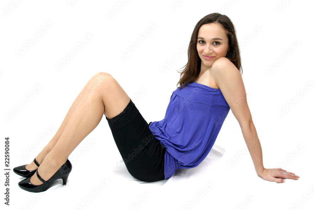 casual young woman casual young woman