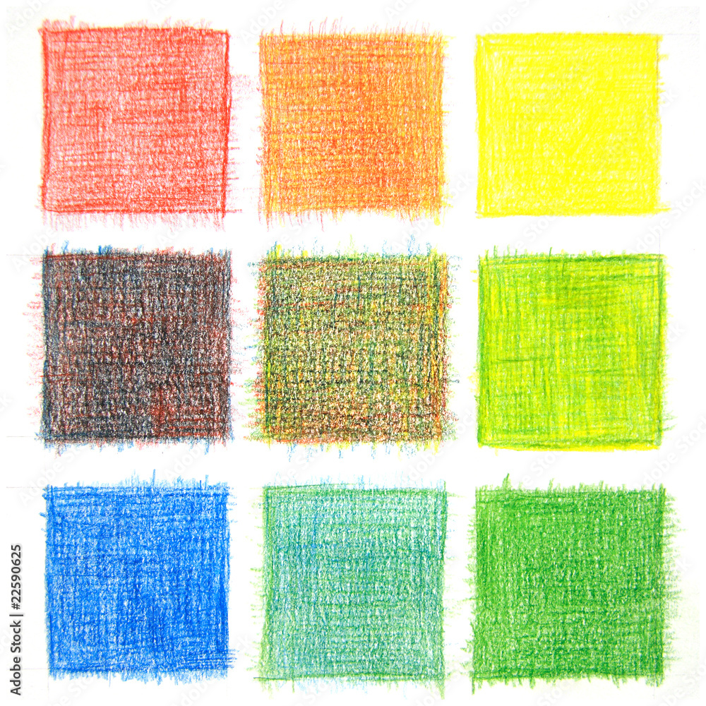 Obraz premium Color mix background, pencils