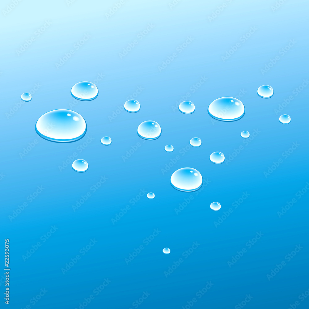 Blue drops Blue drops