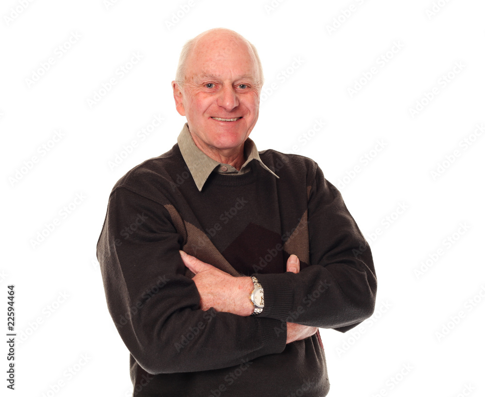Happy senior older man Happy senior older man