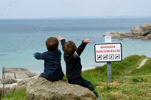 Obraz na plátně jumeaux heureux