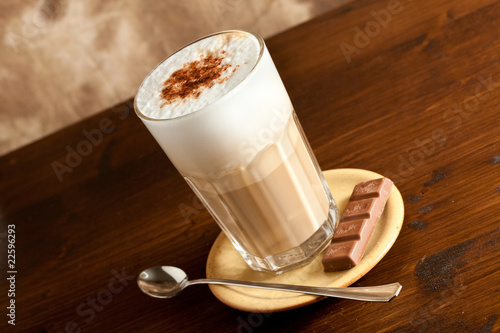 Latte macchiato photo