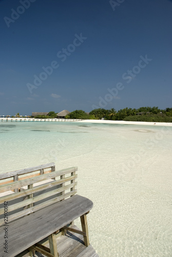 Rest at Maldives