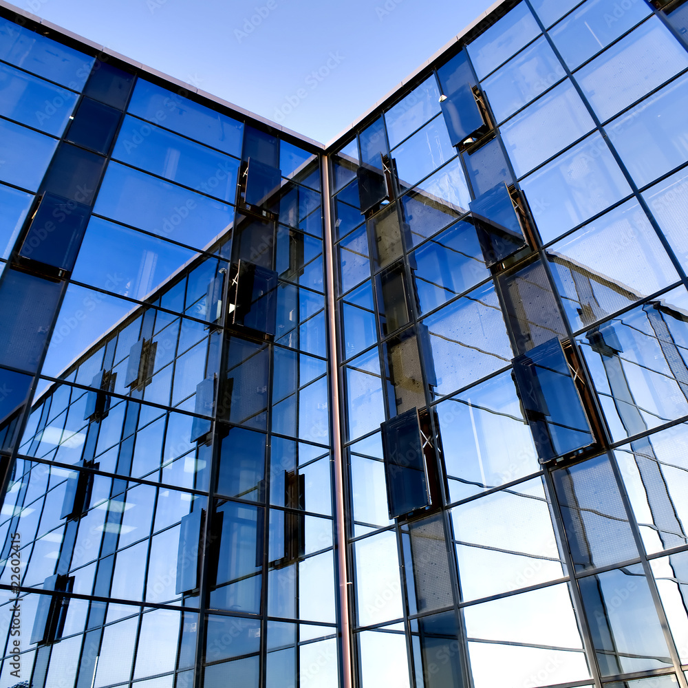Modern building with reflections Modern building with reflections