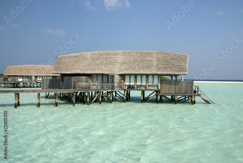 Overwater Villa in lagoon