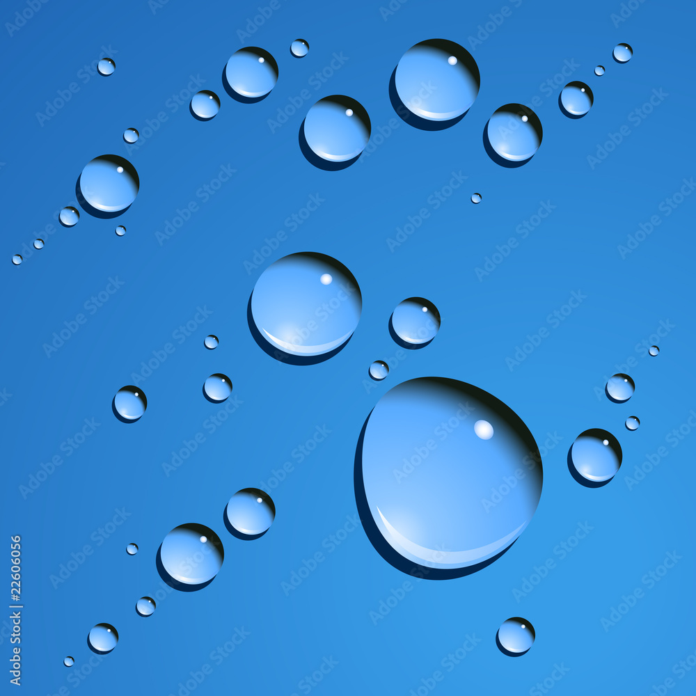 Vector dew drops