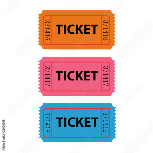 Ticket Illustration photo