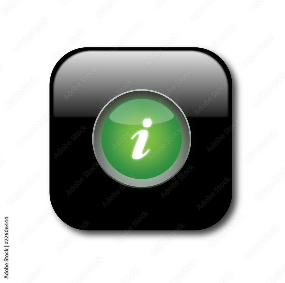Black information button Black information button