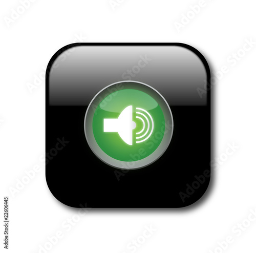 Sound button vector