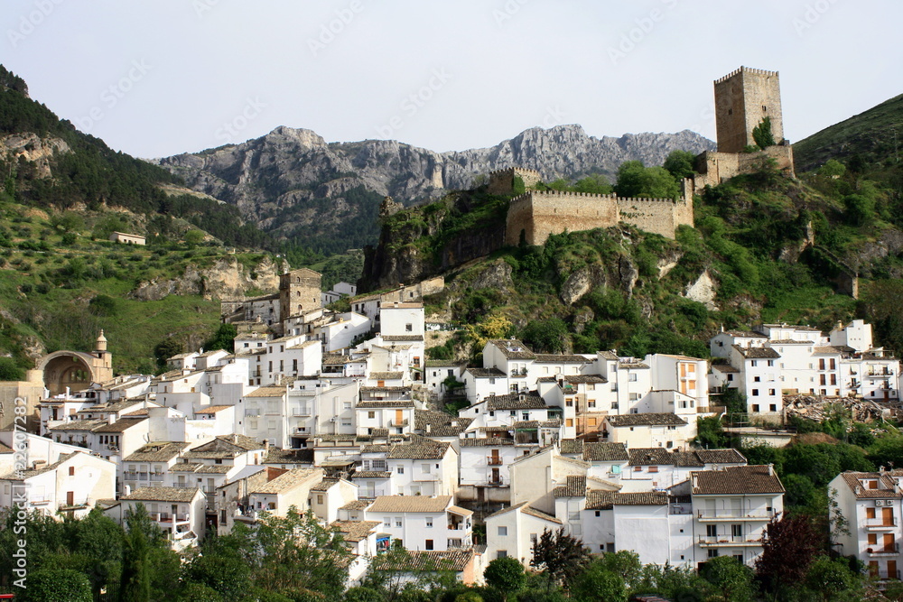 panoramic view of old Cazorla