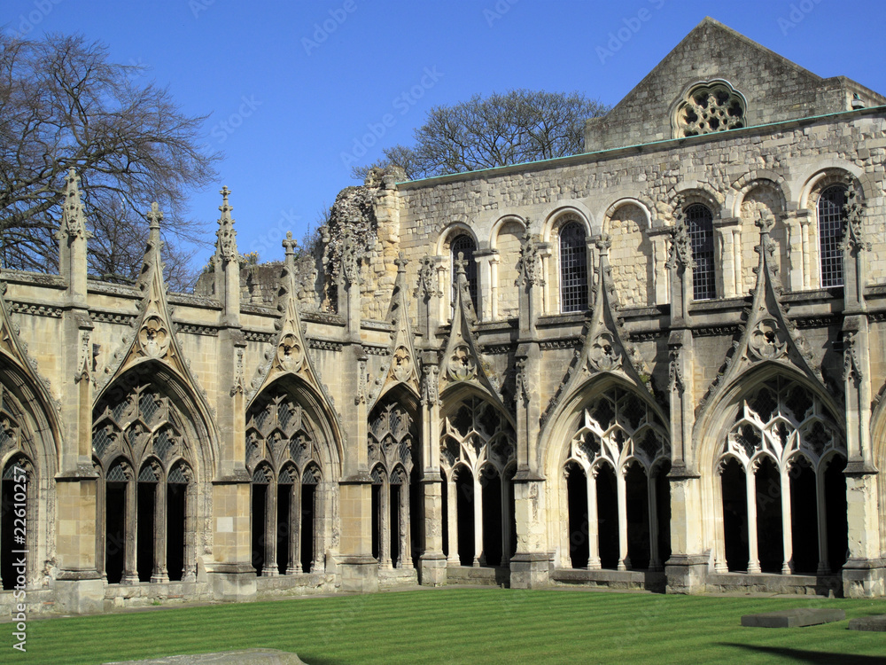 Canterbury Cathedral cloisters,