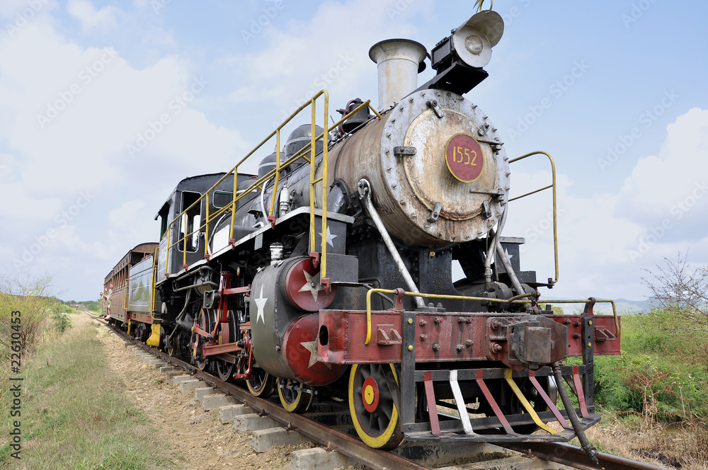 Naklejka premium Kubas Eisenbahn