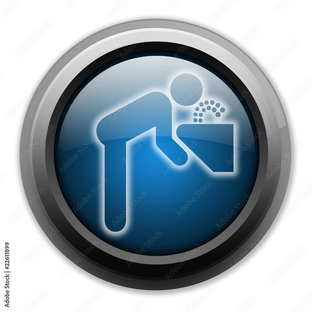 Dark and Glowing Button Dark and Glowing Button