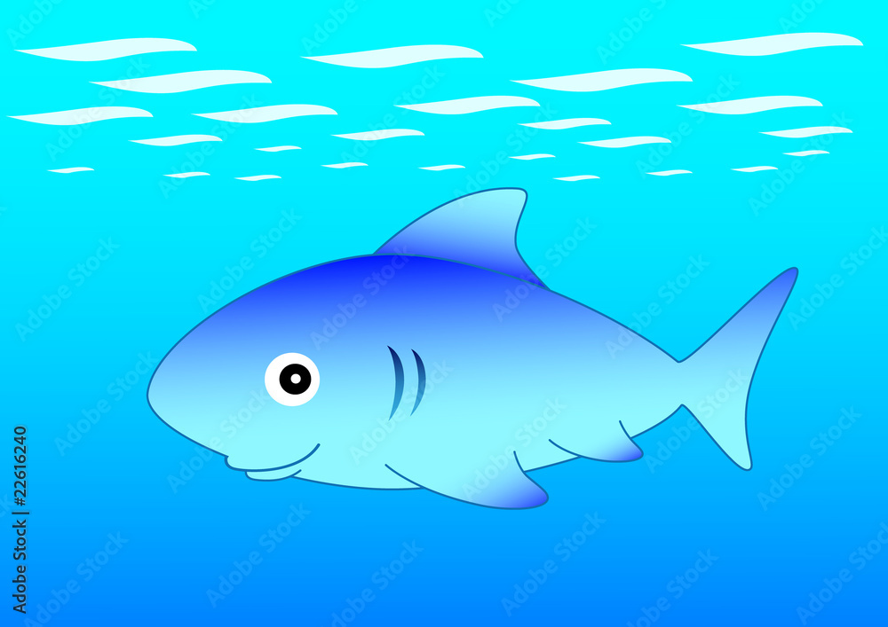 Obraz premium Blue shark