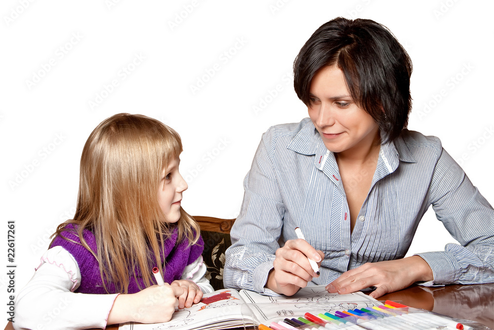Mother and daughter Mother and daughter
