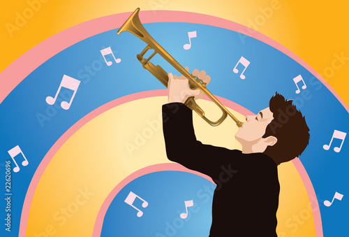 Playing The Trumpet