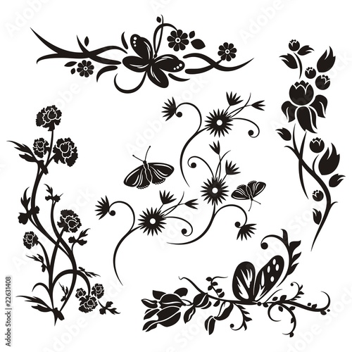 Chinese Floral Ornaments