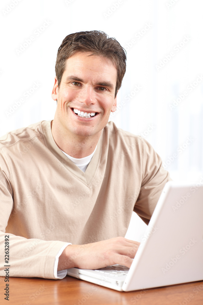 Man with laptop Man with laptop