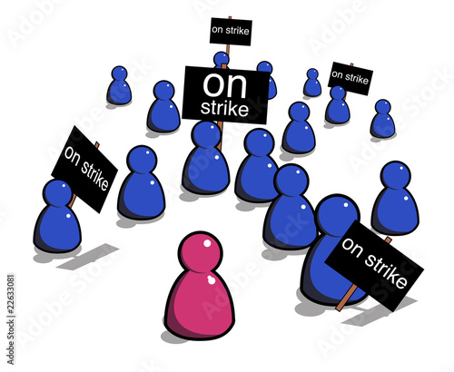 On strike