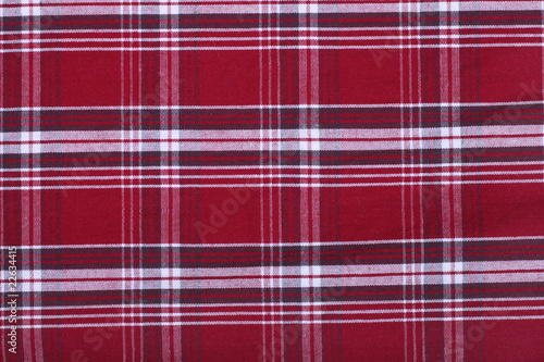 Red and white tablecloth pattern