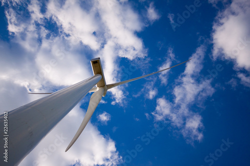 Wind energy turbine power station